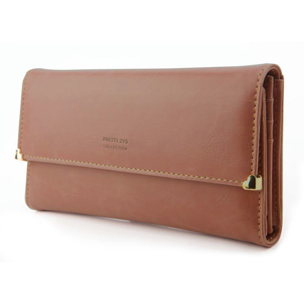 Women&#39;s Fashion Clutch Matte Leather Wallet Lady Card Purse Handbag 7 Colors | eBay