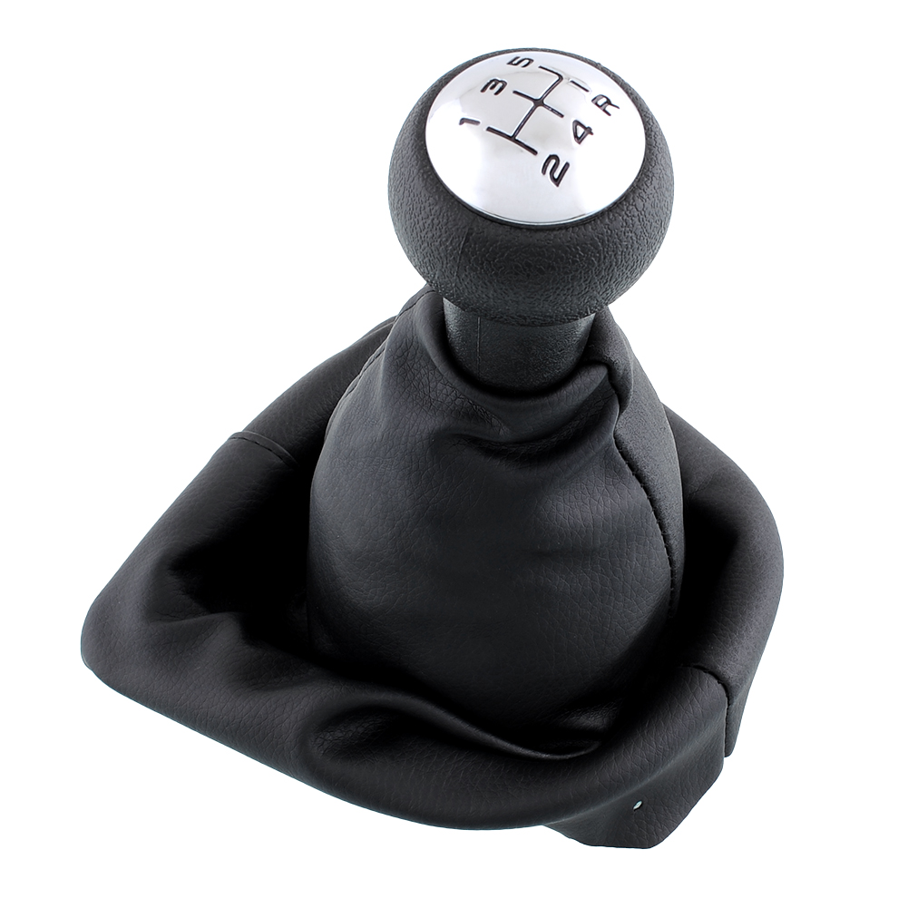 New Car 5 Speed Leather Gear Shift Knob Boot For Peugeot 107 407 Repair