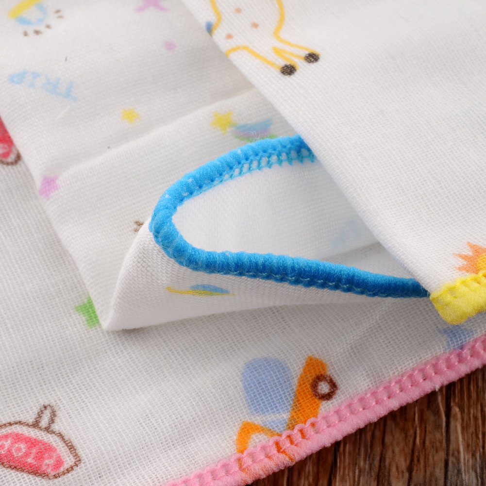 gauze 100% cotton bath towel handkerchief 30x30 cute gift