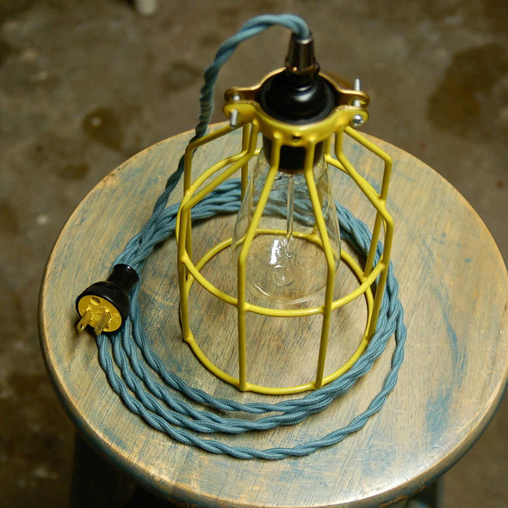 Metal Guard for Pendant String Light Vintage Lamp Holder Wire Iron Bulb Cage eBay
