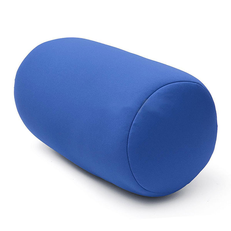 Portable Microbead Home Car Seat Head Neck Support Roll Cushion Pillow