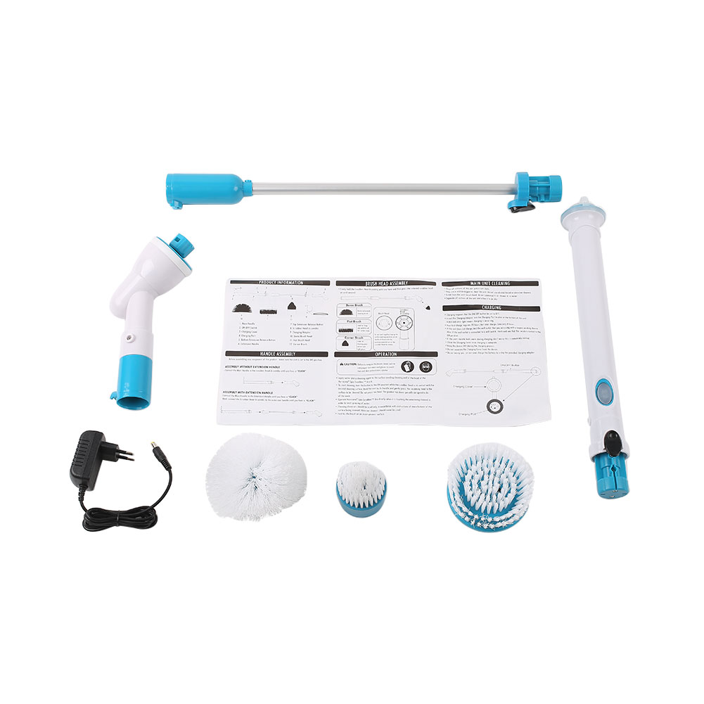 Rechargeable Turbo Scrub House Cleaning Brush Handheld Powerful