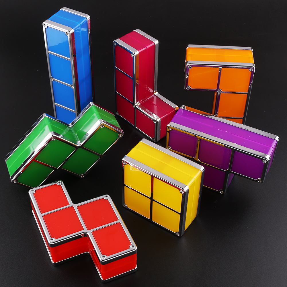 Novolty Tetris Lamp 3D Constructable Tetris Bed Side Light Tetris Game