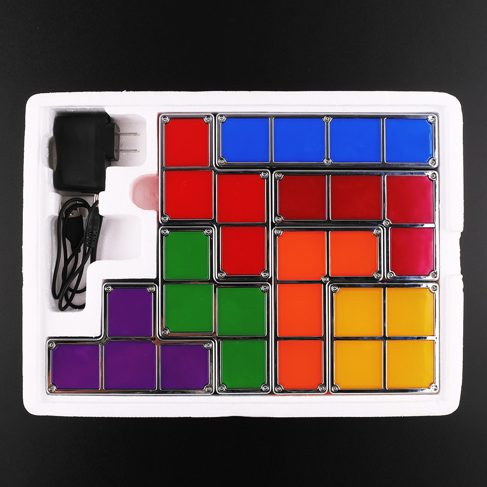 Novolty Tetris Lamp 3D Constructable Tetris Bed Side Light Tetris Game