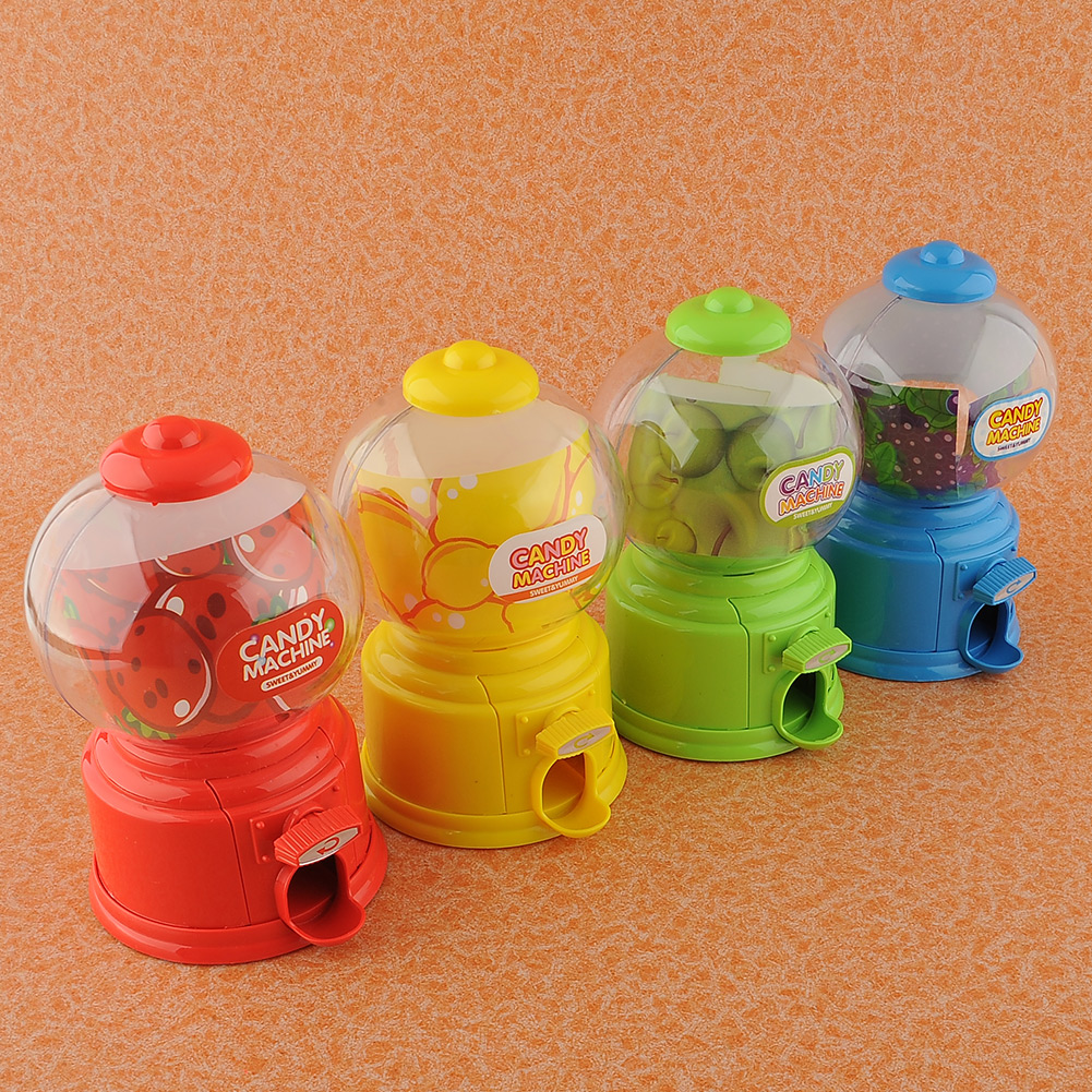 Cute Mini Candy Gumball Vending Machine Saving Bank Box Coin Children Toy