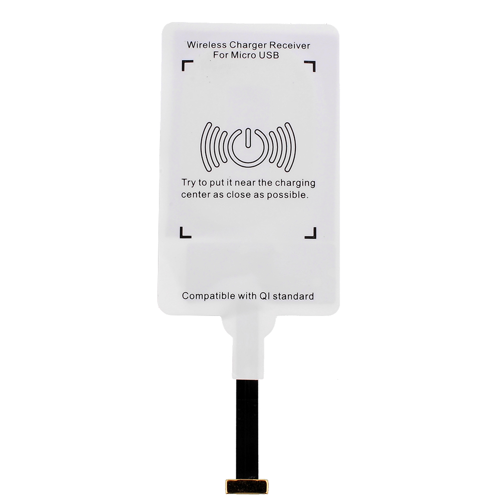 Universal QI Wireless Charging Charger Receiver Pad Coil for micro-USB mobile - Bild 3 von 3
