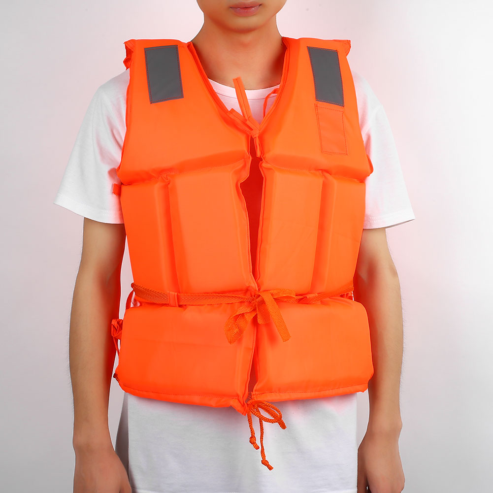 Adult Aid Life Jacket Boating Foam Flotation W/Whistle Swimming Pool ...