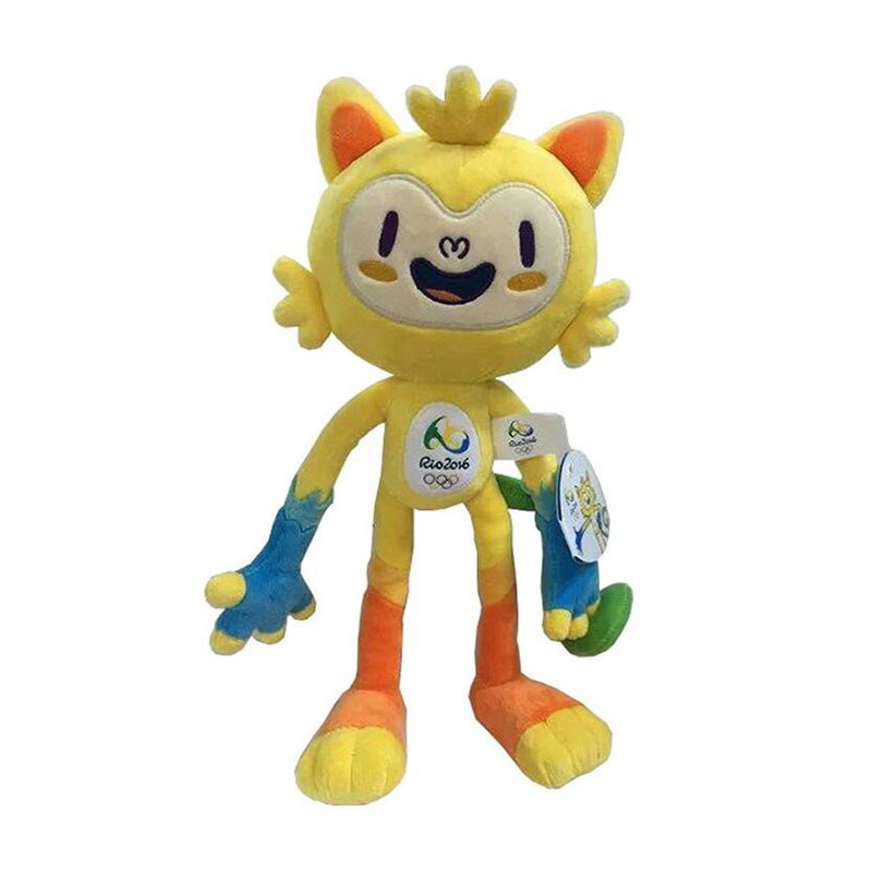 2016 Brazil Rio Olympic Plush Doll Mascot Vinicius Toy Cute Collectible ...