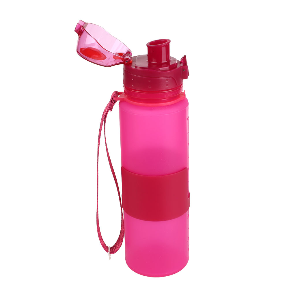 Outdoor 350ML/500ML/650ML Silicone Foldable Water Drinking Bottle ...