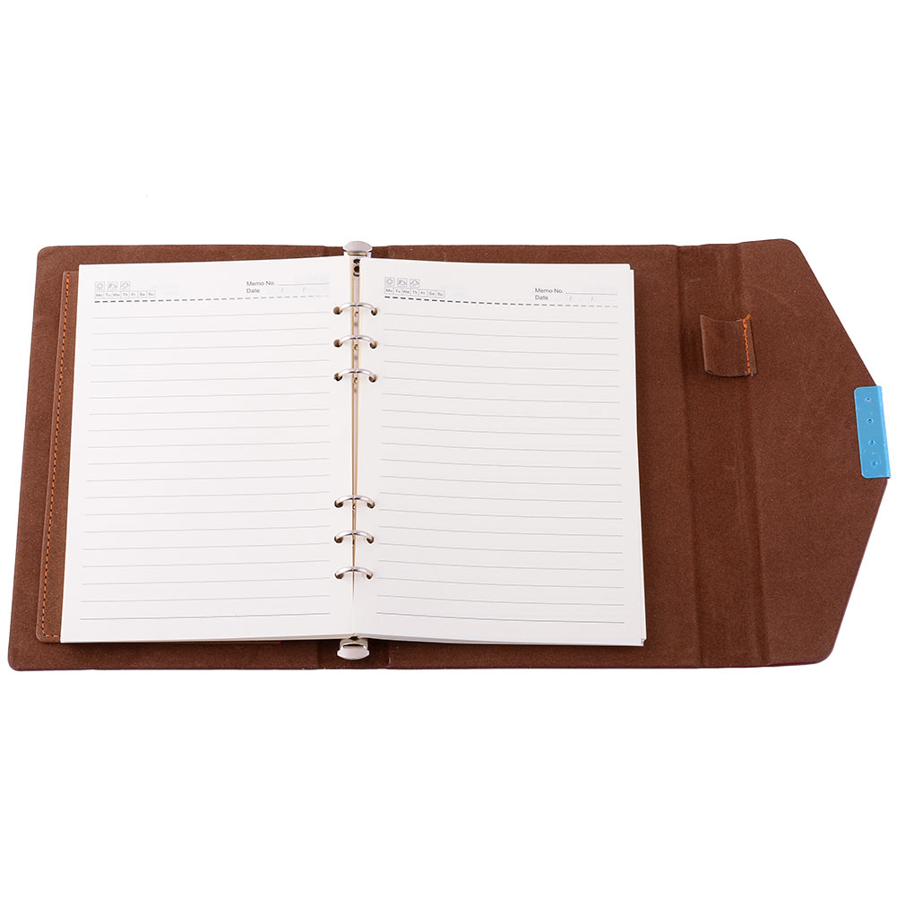 Red Executive A5 Personal Conference Folder Planner Leather Cover Diary ...