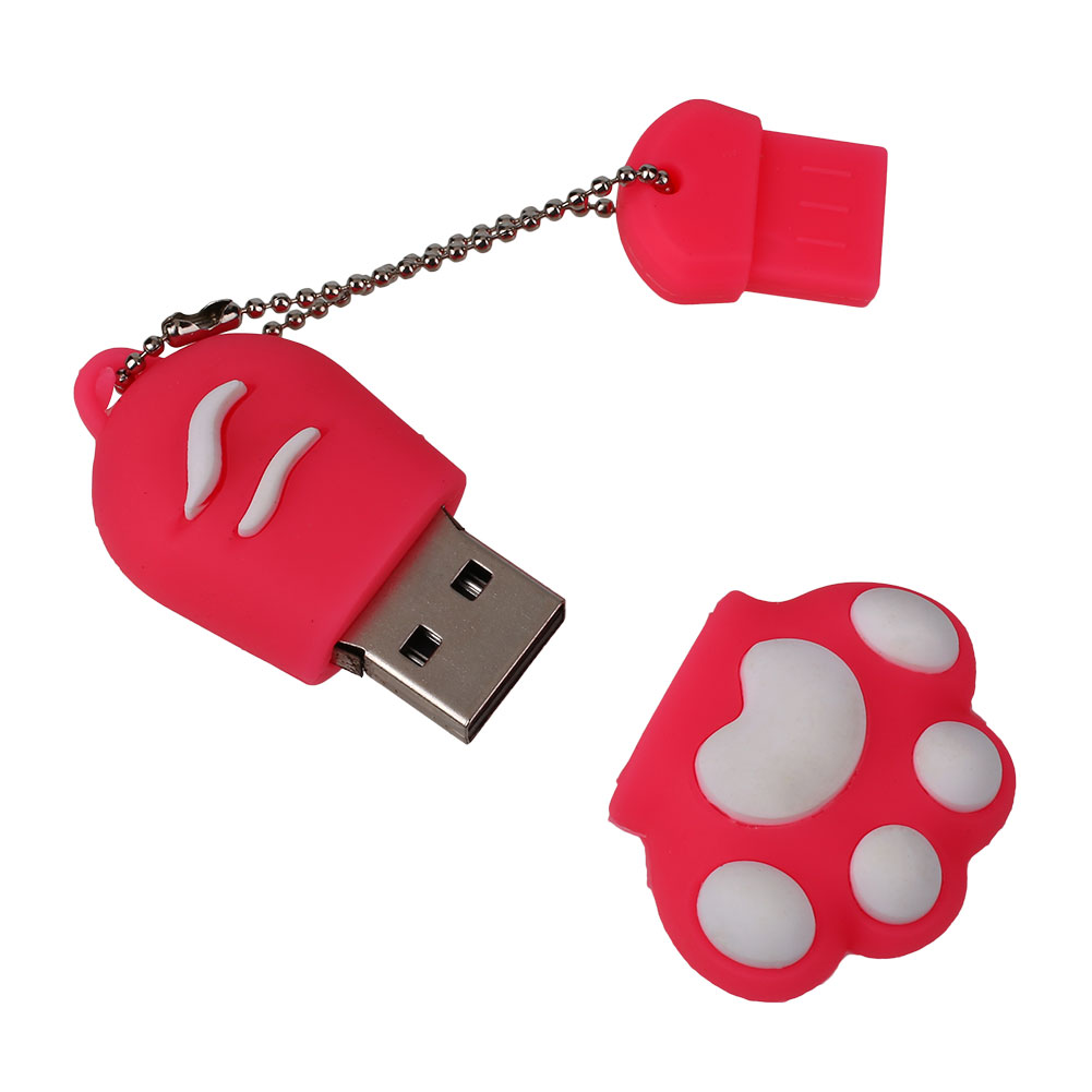 16GB USB 2.0 Cat Paw Flash Drive Memory Stick Storage Pendrive Thumb U ...